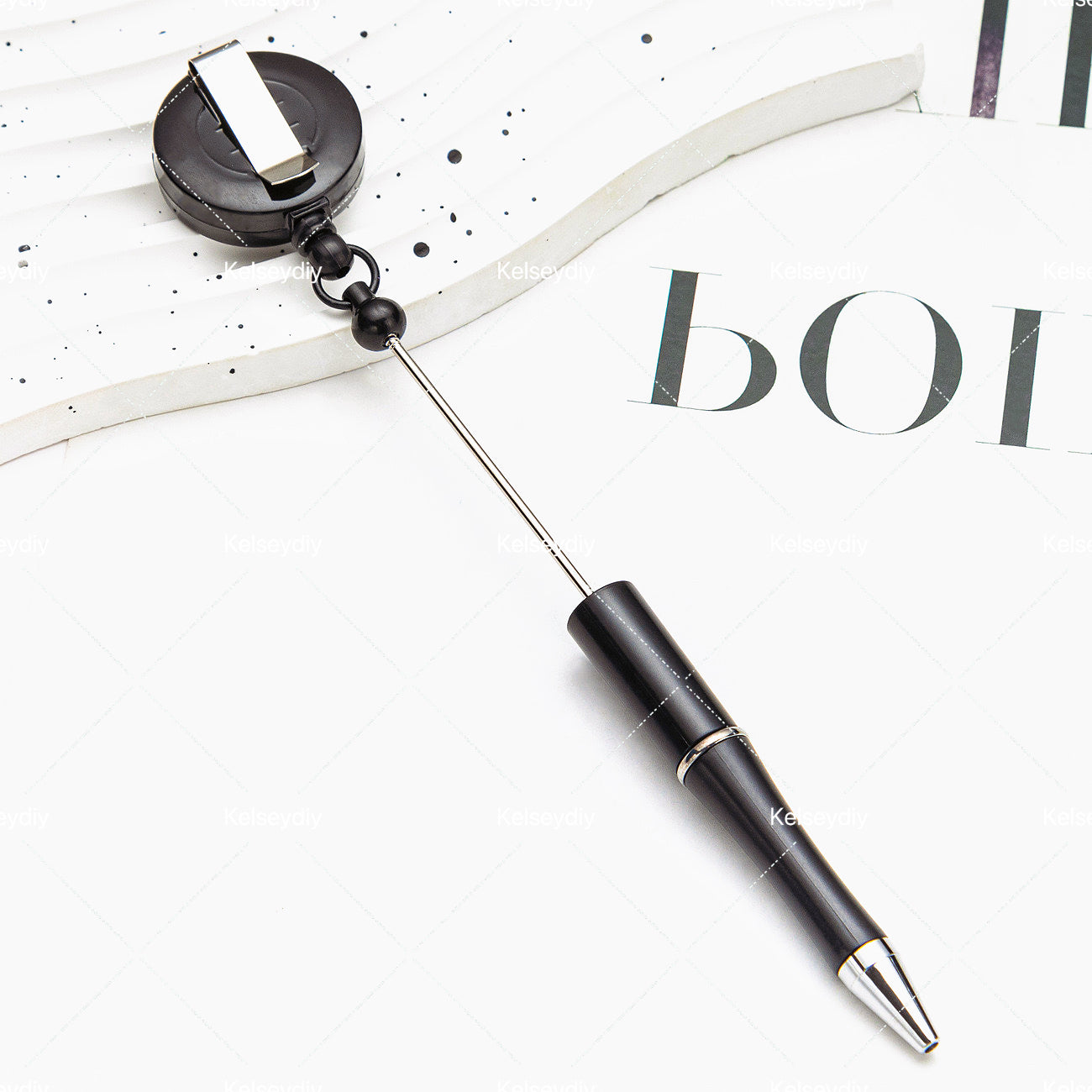 【A011】DIY bead retractable buckle ballpoint pen
