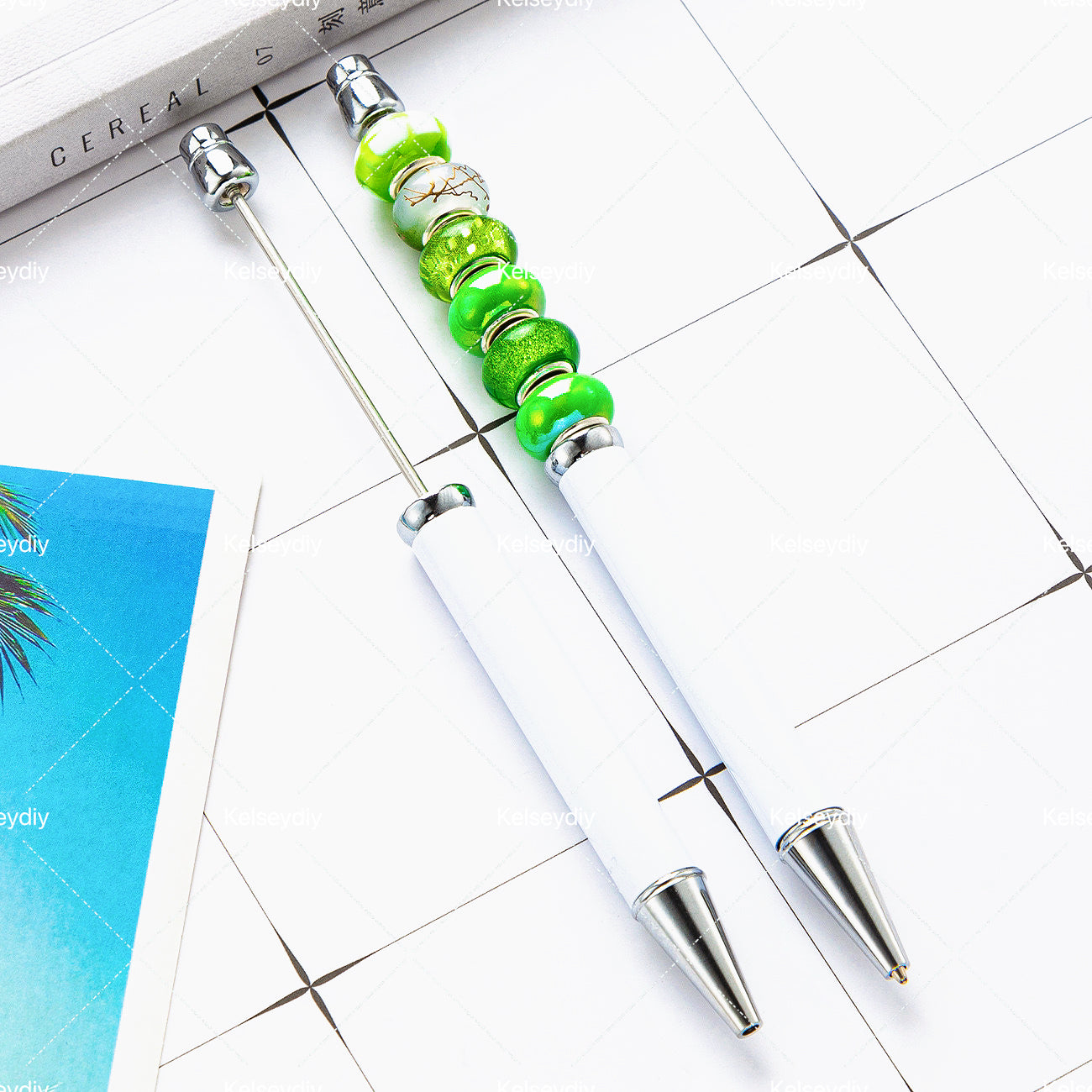【A005】Metal ballpoint pens can be labeled with stickers(pick on live)