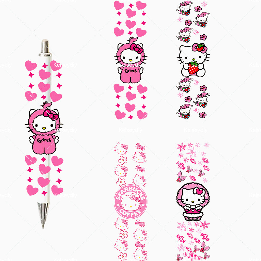 【A004】Ballpoint pens, pen stickers, bookmark stickers(pick on live)