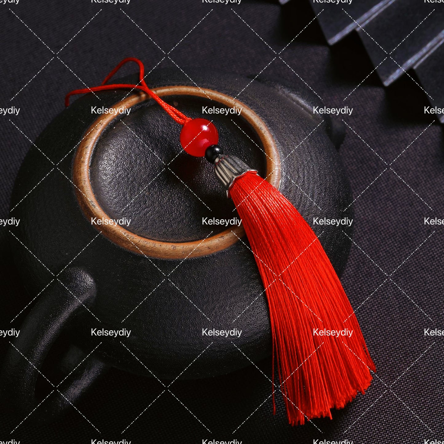 【A010】Chinese tassel small hanging tassel(pick on live)