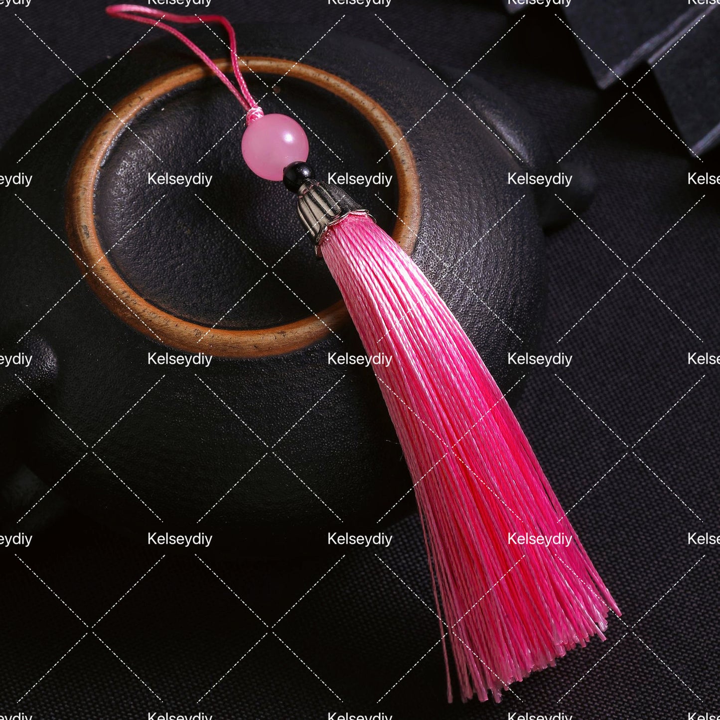 【A010】Chinese tassel small hanging tassel（pick on live）