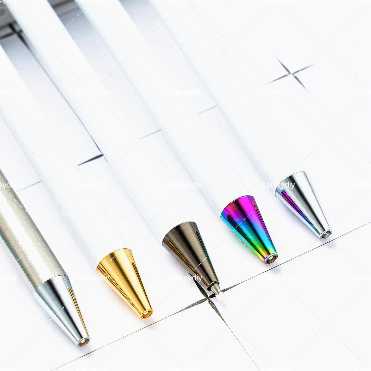 【A005】Metal ballpoint pens can be labeled with stickers（pick on live）