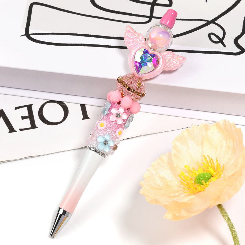 Luxury Full Rhinestone Star Moon Beads | AB Crystal Bling Beads for DIY Beaded Pens, Phone Charms & Keychains