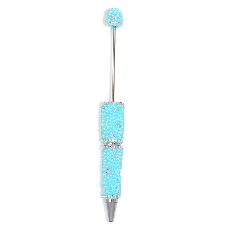 Glow in the Dark Beaded Pen | Luxury Bubble Bead Ballpoint Pen | Handmade Cute DIY Office & Gift Pen