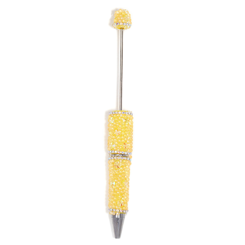 Glow in the Dark Beaded Pen | Luxury Bubble Bead Ballpoint Pen | Handmade Cute DIY Office & Gift Pen